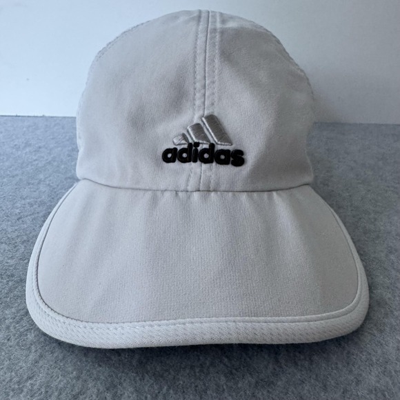 adidas Other - Adidas Hat Cap Strap Back White Logo One Size Fits All Mens Twill Performance